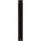 Ekena Millwork Galveston Wrought Iron Bracket, (Triple center brace), Antiqued Copper 2"W x 12"D x 15"H BKTM02X12X15TGLACO - alternate 3